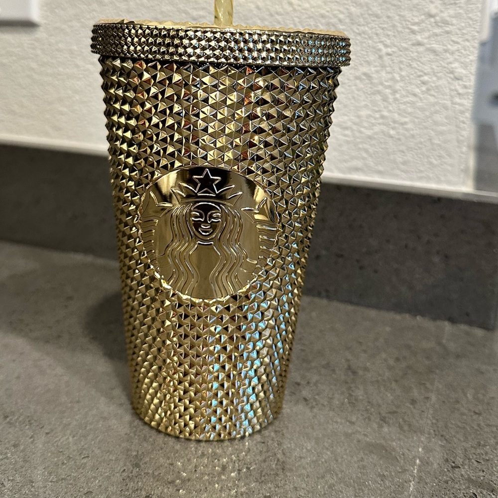 Starbucks 16oz Gold Tumbler